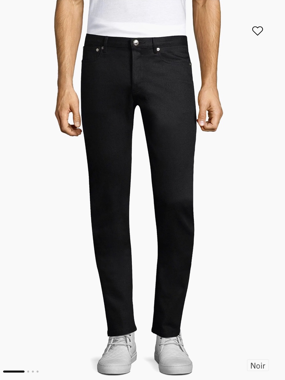 A.P.C. Black Skinny Jeans Unisex